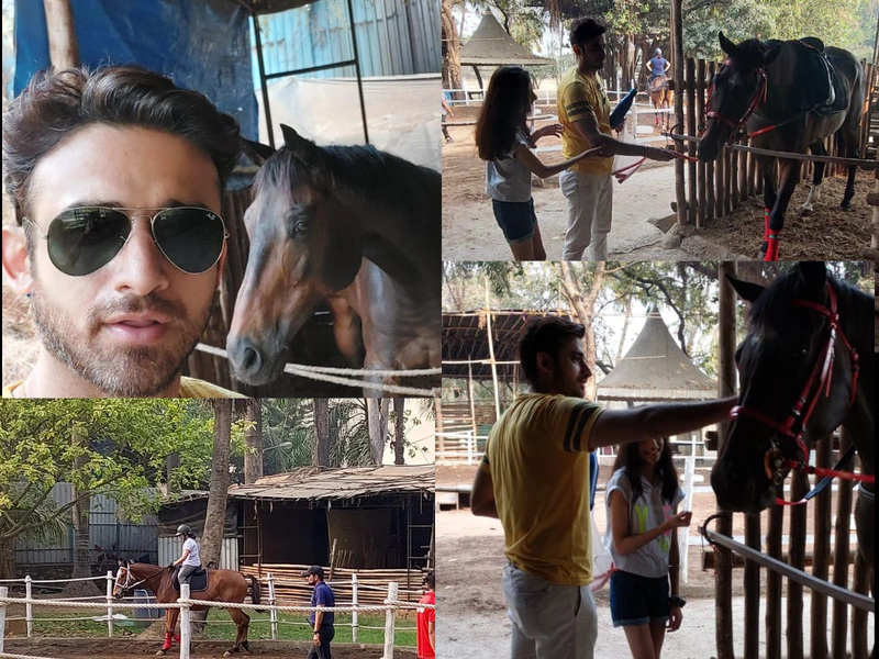 Actor Romiit Raaj Takes Daughter Reha on a Horse Riding Adventure!