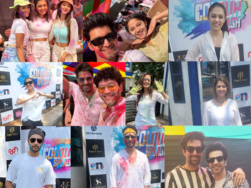 Celebs Galore at Colour Splash 5, Mumbai's Biggest Holi Fest 
