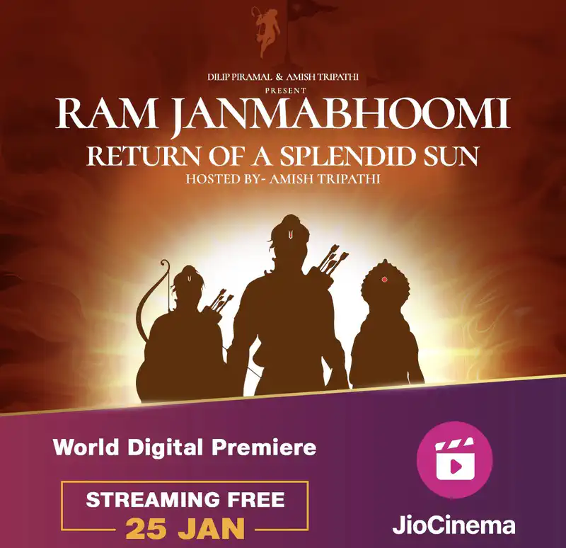 JioCinema to premiere documentary, Ram Janmabhoomi Temple 