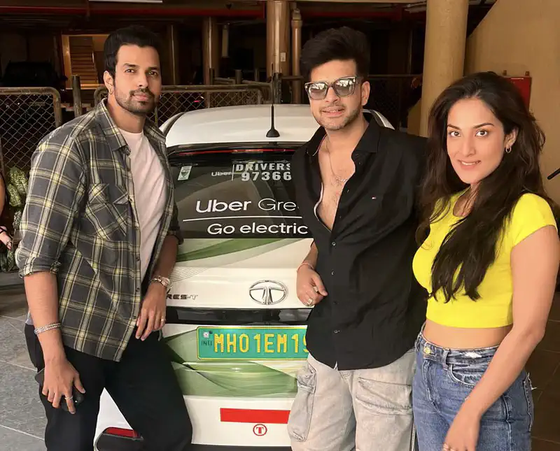 Karan Kundrra dons the driver’s hat as the ‘Special Uber’ driver to promote ‘Love Adhura’