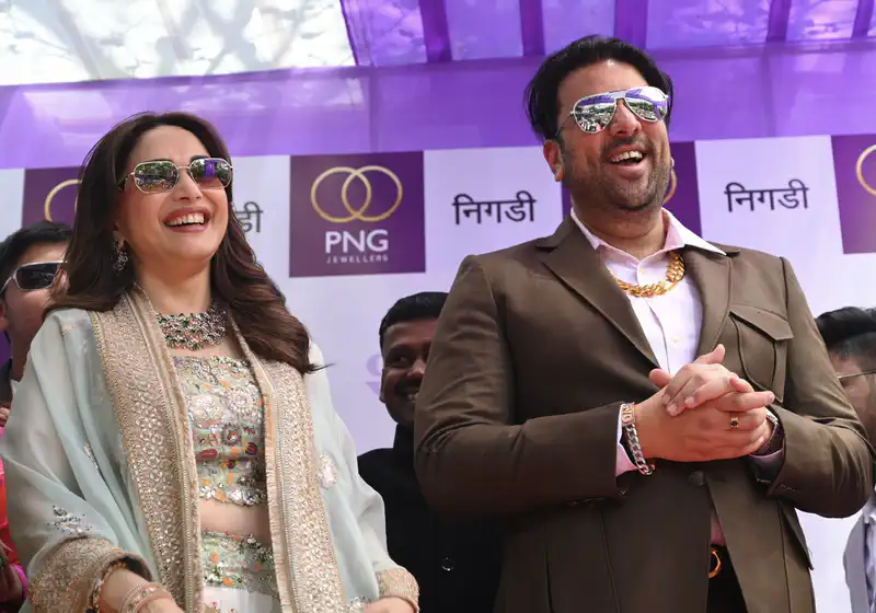 Bollywood Icon Madhuri Dixit Inaugurates PNG Jewellers’ Store in Nigdi, Pune