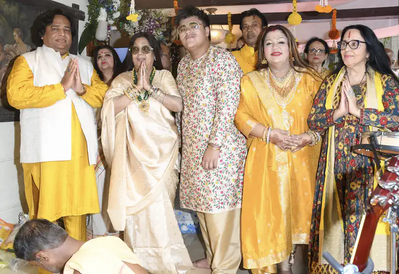 Saraswati Puja Basant Panchami 2024 Celebrated at Lahiri House