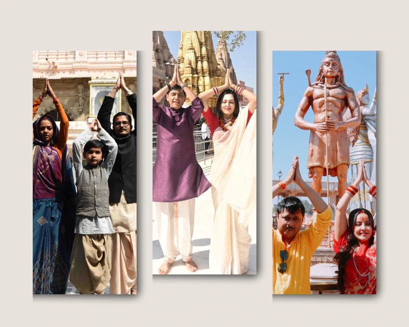 &TV artistes seek blessings atLord Shiva's temples 